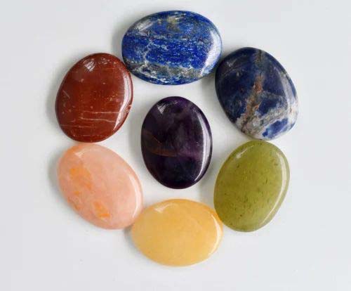 7 Chakra Pocket Worry Stones Set