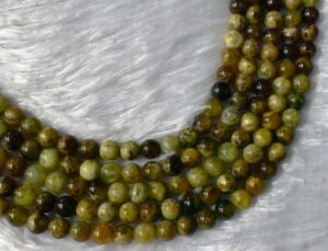 8mm Crystal Jewelry Beads  Green Tourmaline  Gemstone Beads