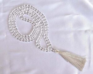 8mm Crystal Quartz Mala