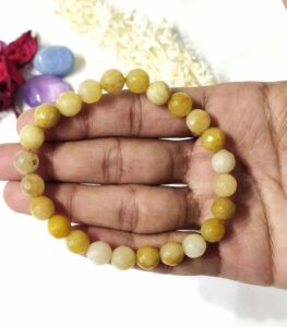 8mm Faceted Beads Bracelet Yellow Aventurine Healing Bracelet