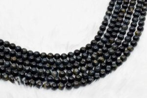 8mm Golden Obsidian Beads