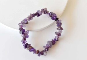 Amethyst Chip Bracelet