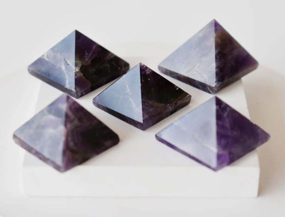 Amethyst Crystal Pyramids