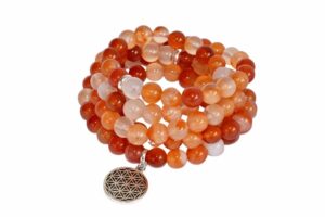 Carnelian Beads Mala Bracelet