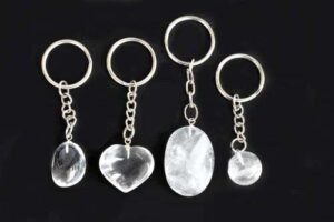 Crystal Quartz Key Chain