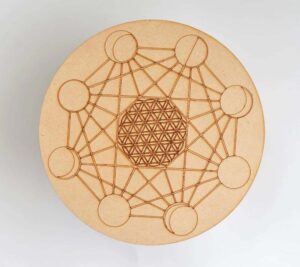 Moon Phases Crystal Grid Board