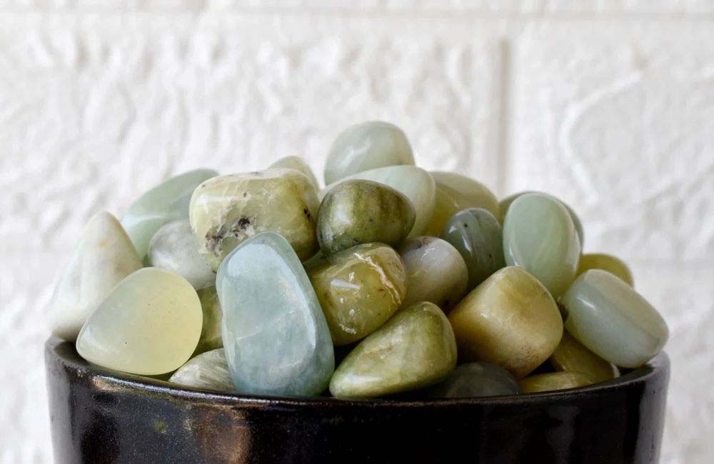 Phrenite Tumbled