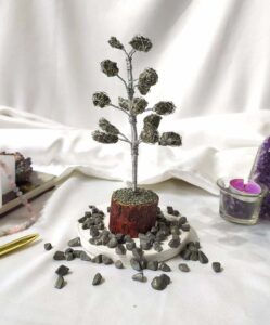 Pyrite Stone Crystal Tree