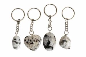 Rainbow Moonstone Key Chain